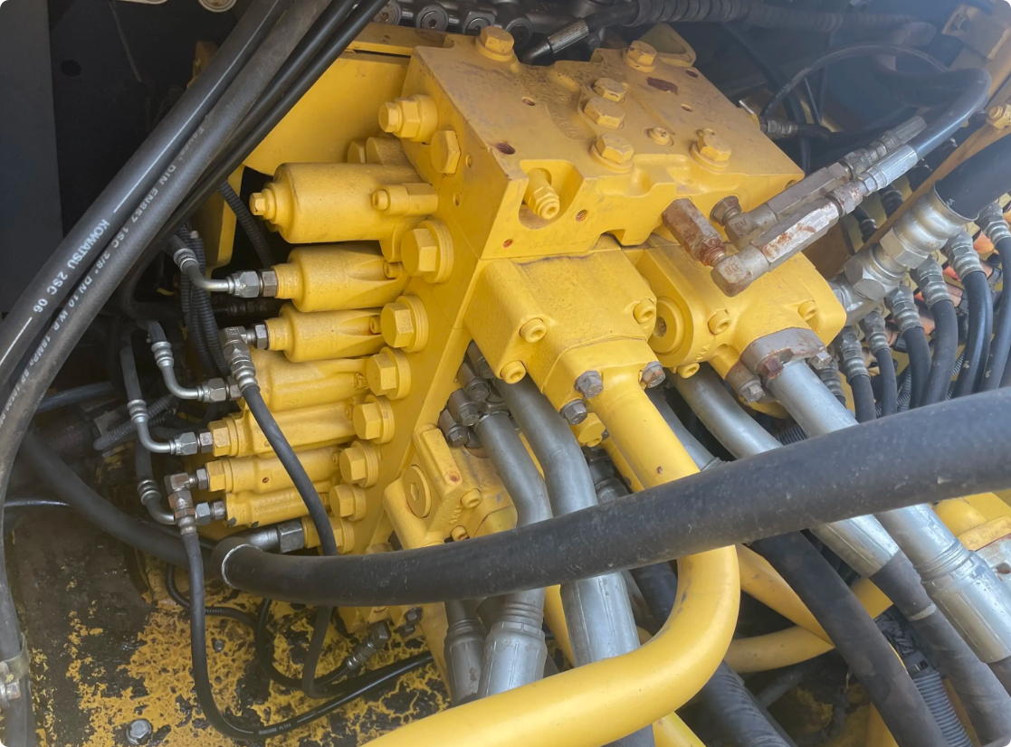 Used Komatsu PC400-7 crawler excavator real inventory view 5