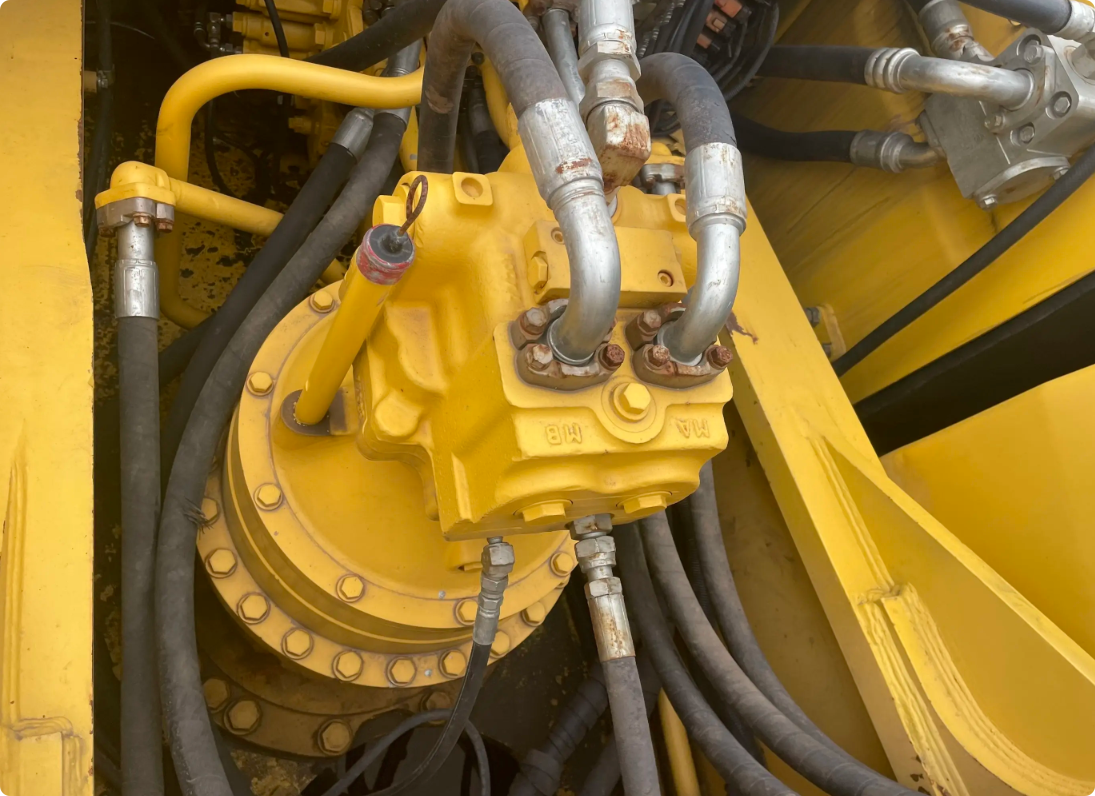 Used Komatsu PC400-7 crawler excavator real inventory view 6