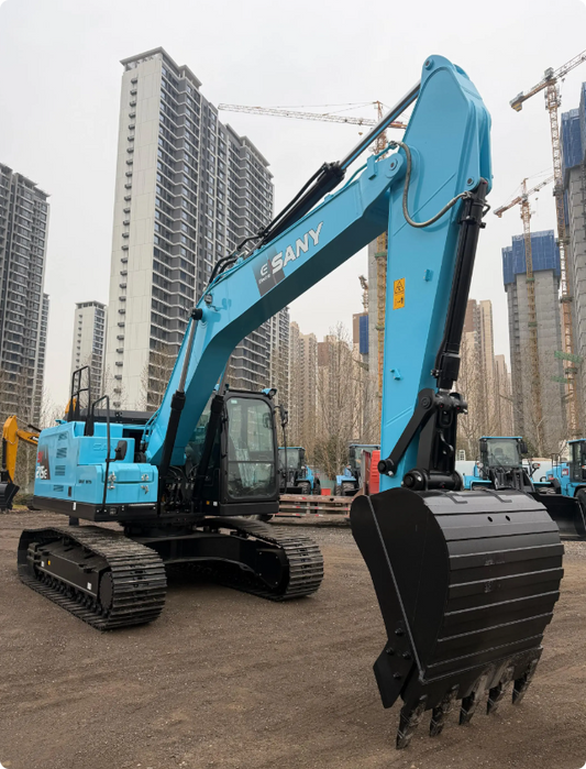 Used SANY SY215E crawler excavator real inventory view 2