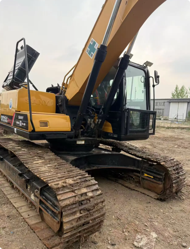 Used SANY SY215C PRO crawler excavator real inventory view 6