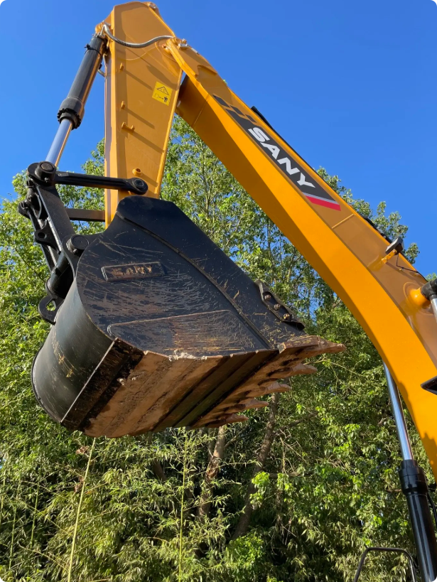 Used SANY SY245H PRO crawler excavator real inventory view 4