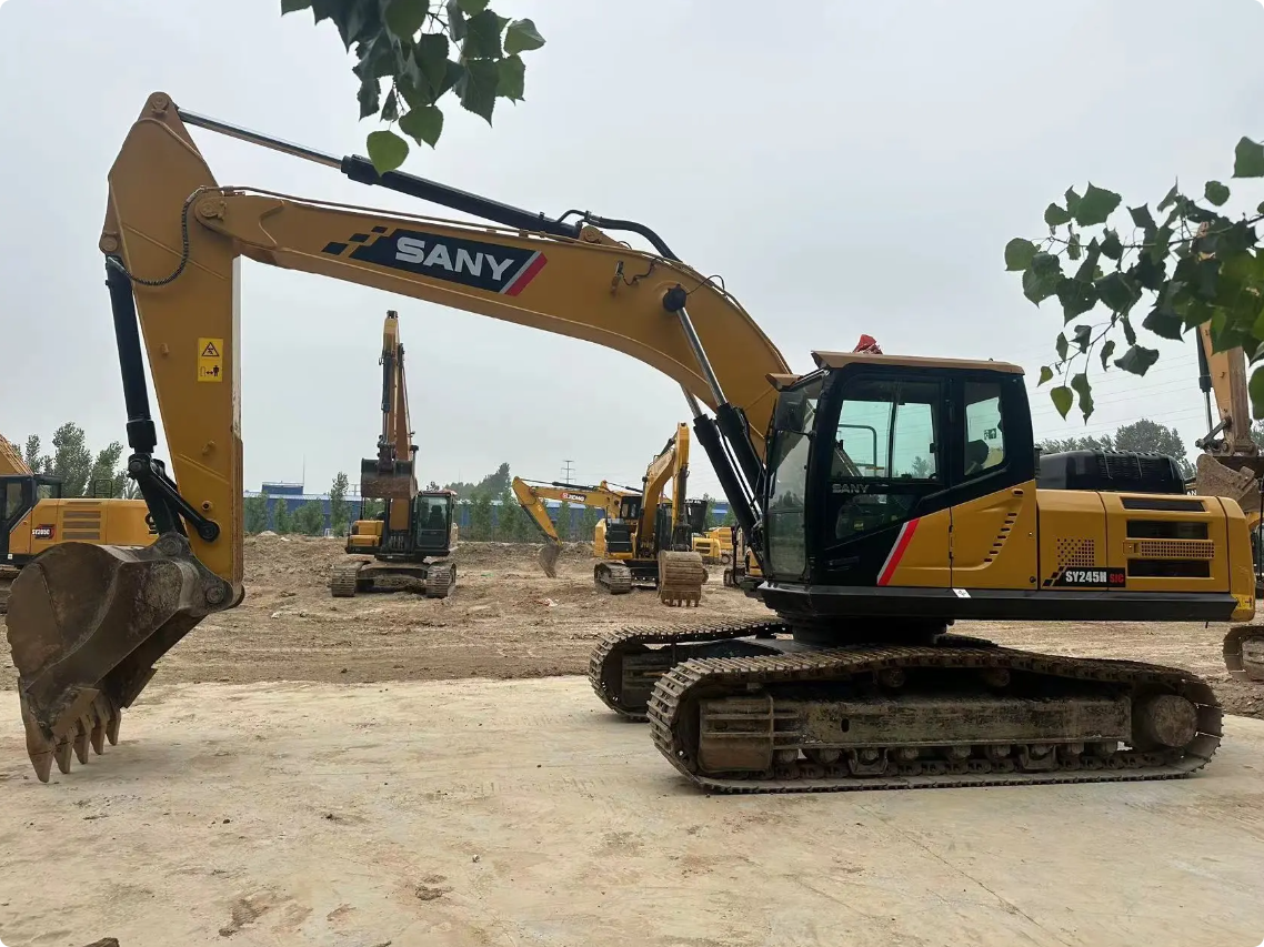 Used SANY SY245H SIC crawler excavator real inventory view 3