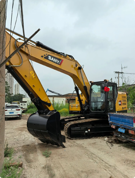 Used SANY SY200C PRO crawler excavator real inventory view 2