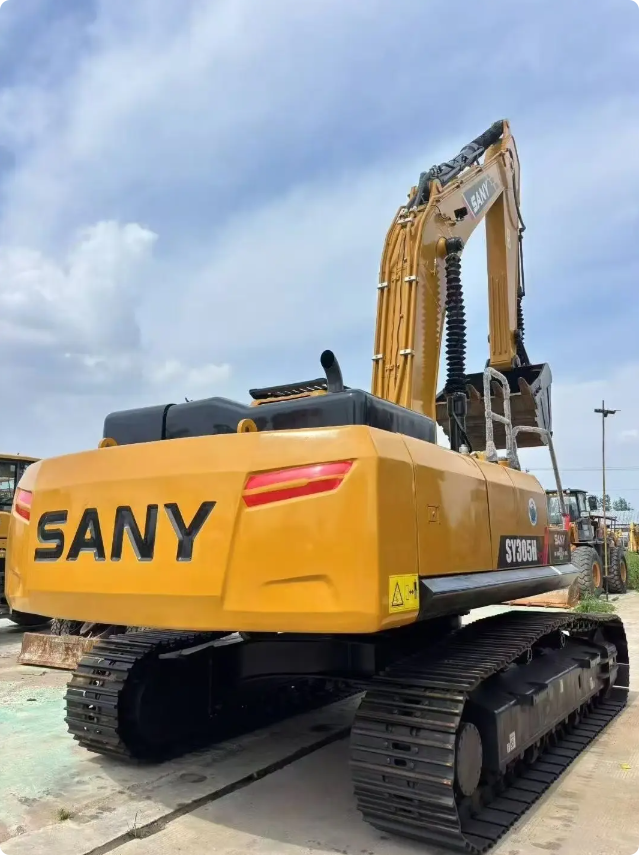 Used SANY SY305H PRO crawler excavator real inventory view 3