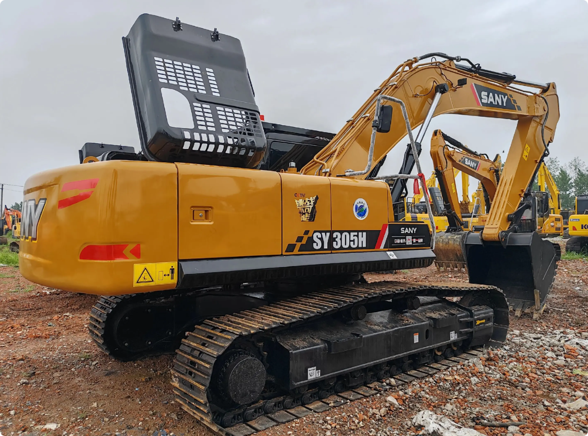 Used SANY SY305H crawler excavator real inventory view 3