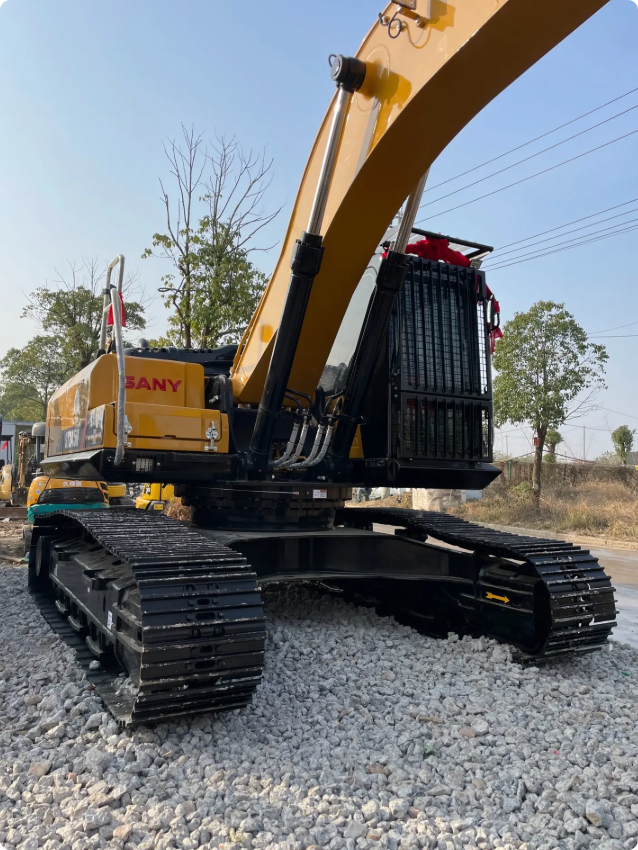 Used SANY SY245H crawler excavator real inventory view 4