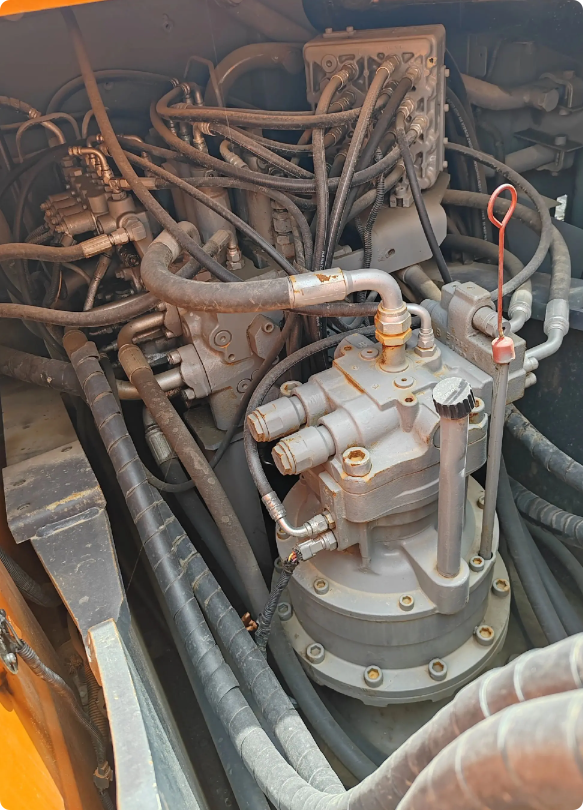 Used HITACHI ZX210LC-5A crawler excavator real inventory view 8