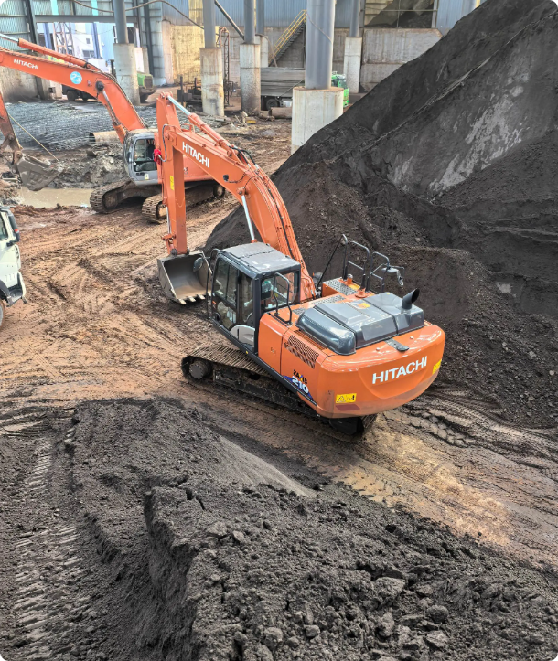 Used HITACHI ZX210-6A crawler excavator real inventory view 5