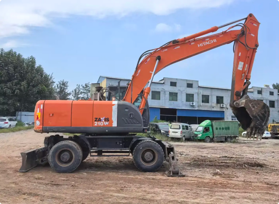 Excavadora de ruedas HITACHI ZX210W usada en venta | Precio HITACHI ZX210W foto de detalle 2