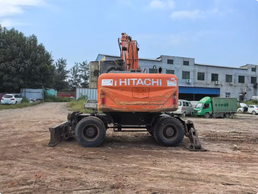Excavadora de ruedas HITACHI ZX210W usada en venta | Precio HITACHI ZX210W foto de detalle 3