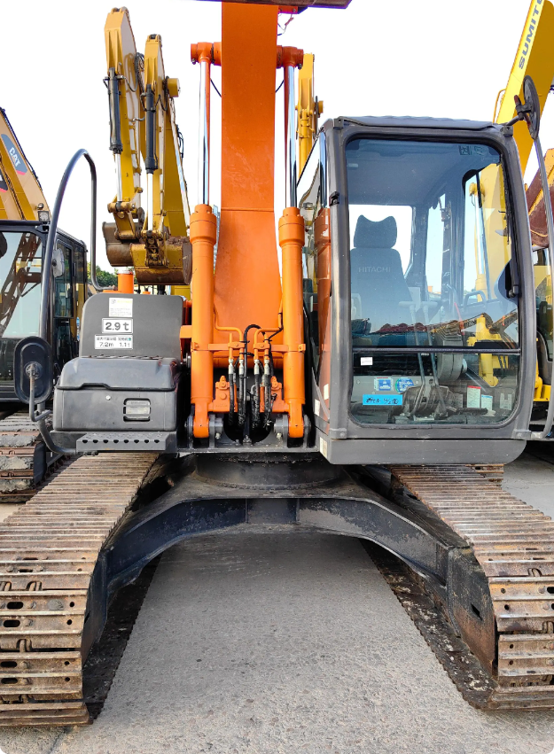 Used HITACHI ZX120-3 crawler excavator real inventory view 5