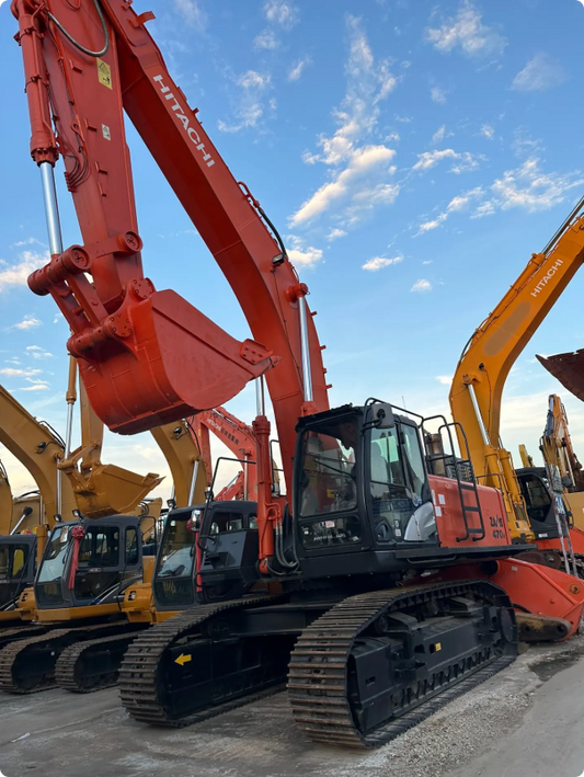 Used HITACHI ZX470H crawler excavator real inventory view 2