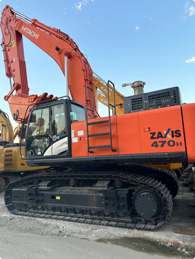 Used HITACHI ZX470H crawler excavator real inventory view 4