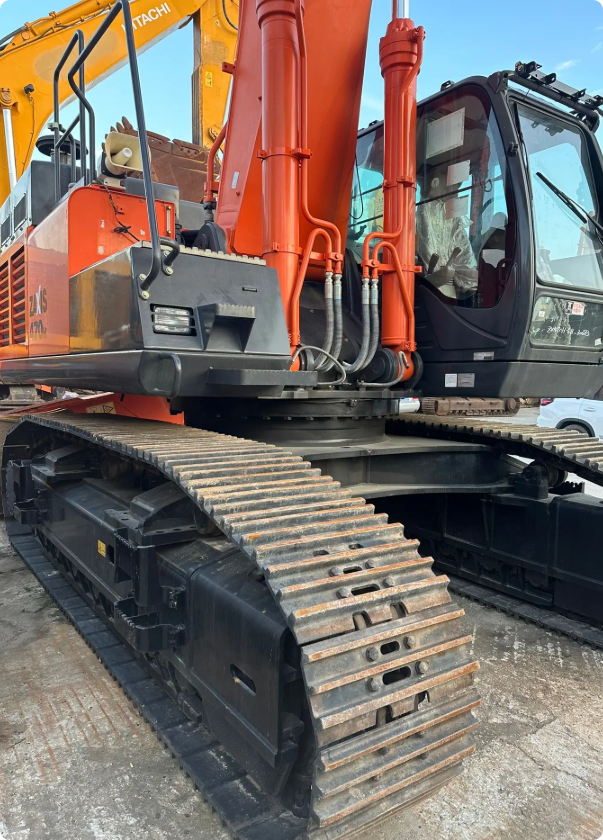 Used HITACHI ZX470H crawler excavator real inventory view 6