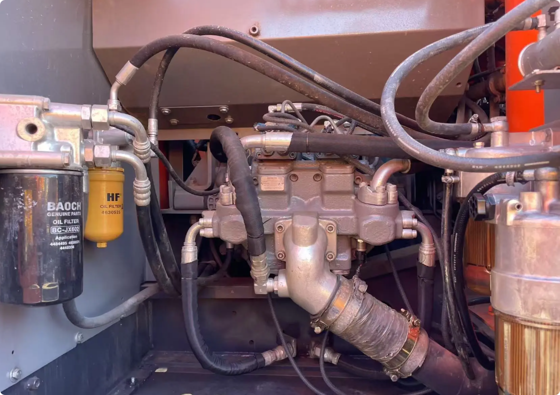 Used HITACHI ZX240-5A crawler excavator real inventory view 8