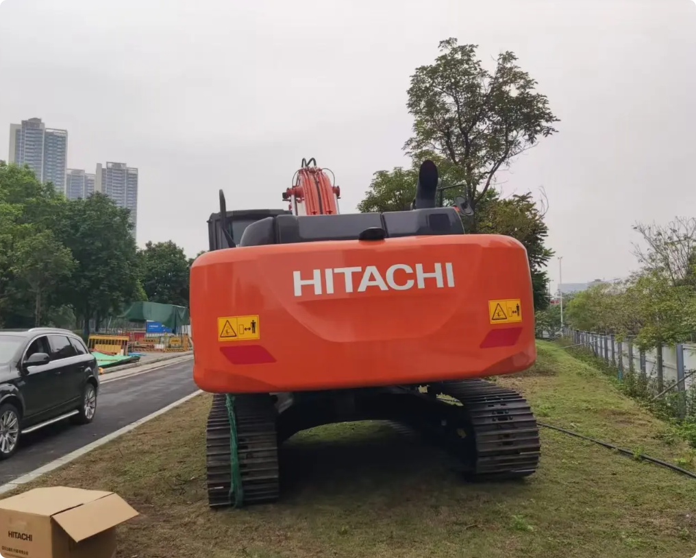 Used HITACHI ZX250-6A crawler excavator real inventory view 5