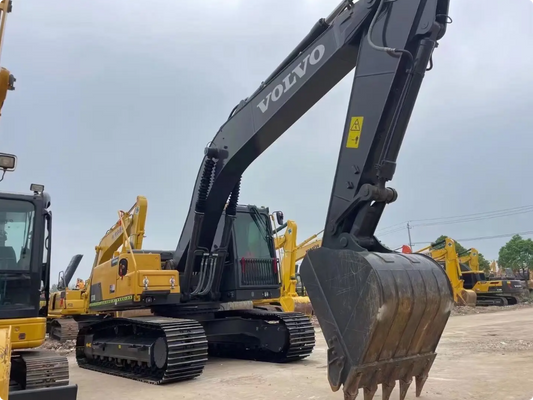 Used VOLVO EC210DL crawler excavator real inventory view 2