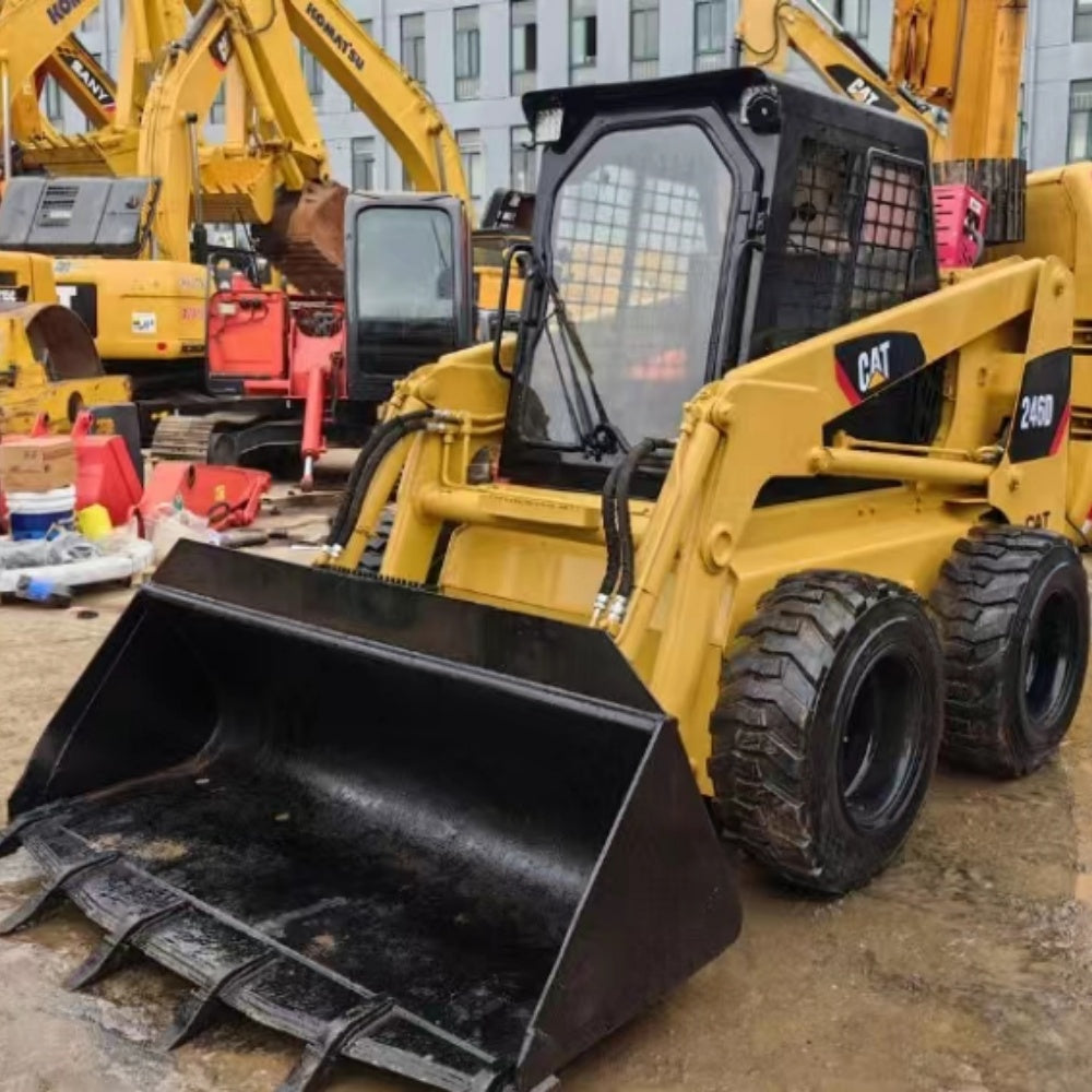 Used Caterpillar 246D Wheel Loader for Sale side view