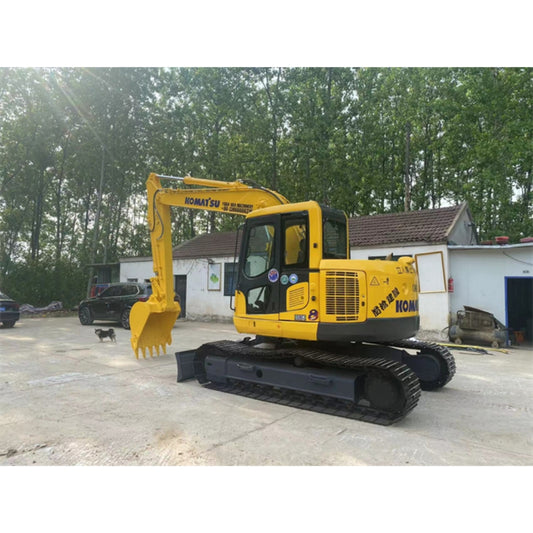Used Komatsu PC128US-8 Excavator for Sale rear side view