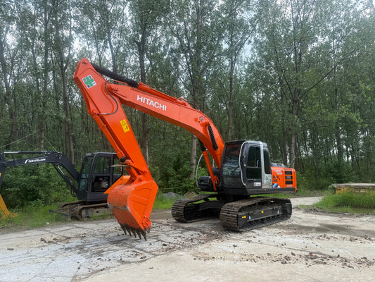 Used Hitachi ZX210 Excavator for Sale rear side view