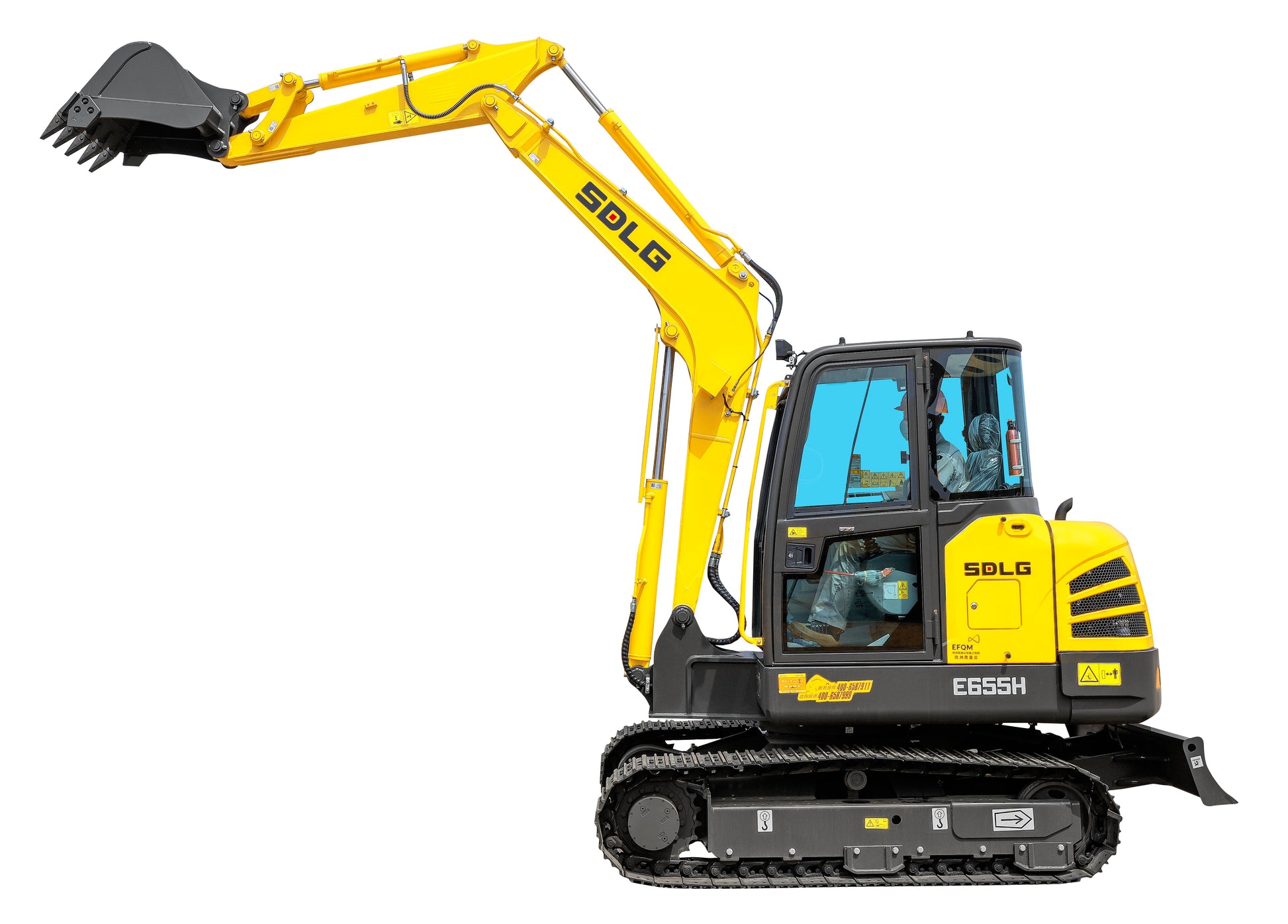 New Sdlg E655H Excavator for Sale rear side view