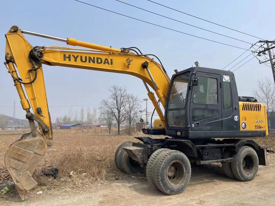 Excavadora de ruedas HYUNDAI R150W usada en venta | Precio HYUNDAI R150W foto de detalle 3