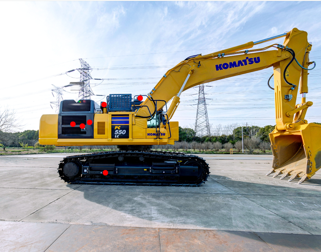 New Komatsu PC550LC-11M0 Excavator for Sale detail view