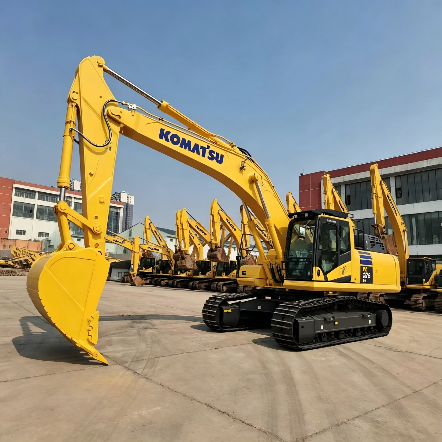 Used Komatsu PC375 Excavator for Sale side view