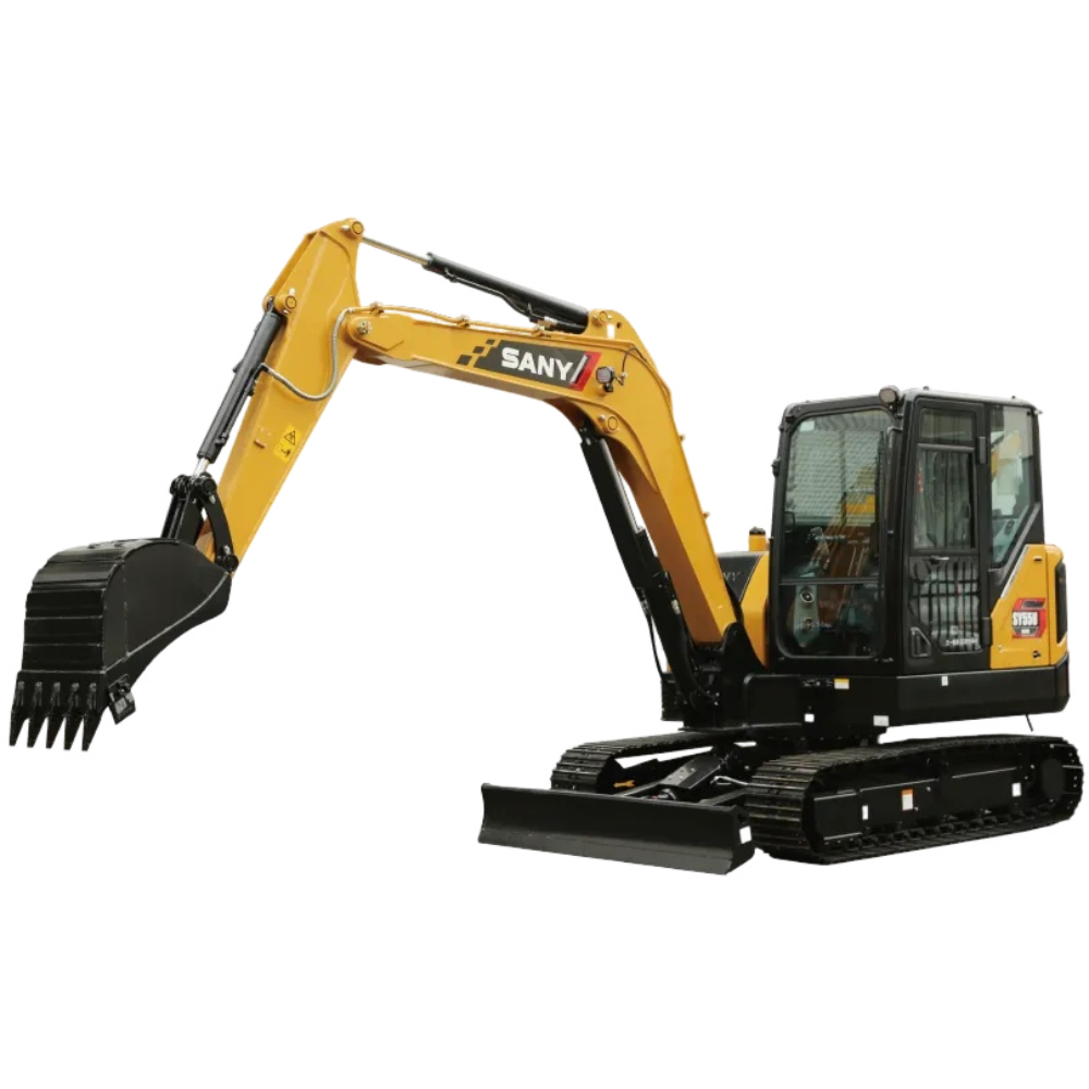 New Sany SY55U Excavator for Sale side view