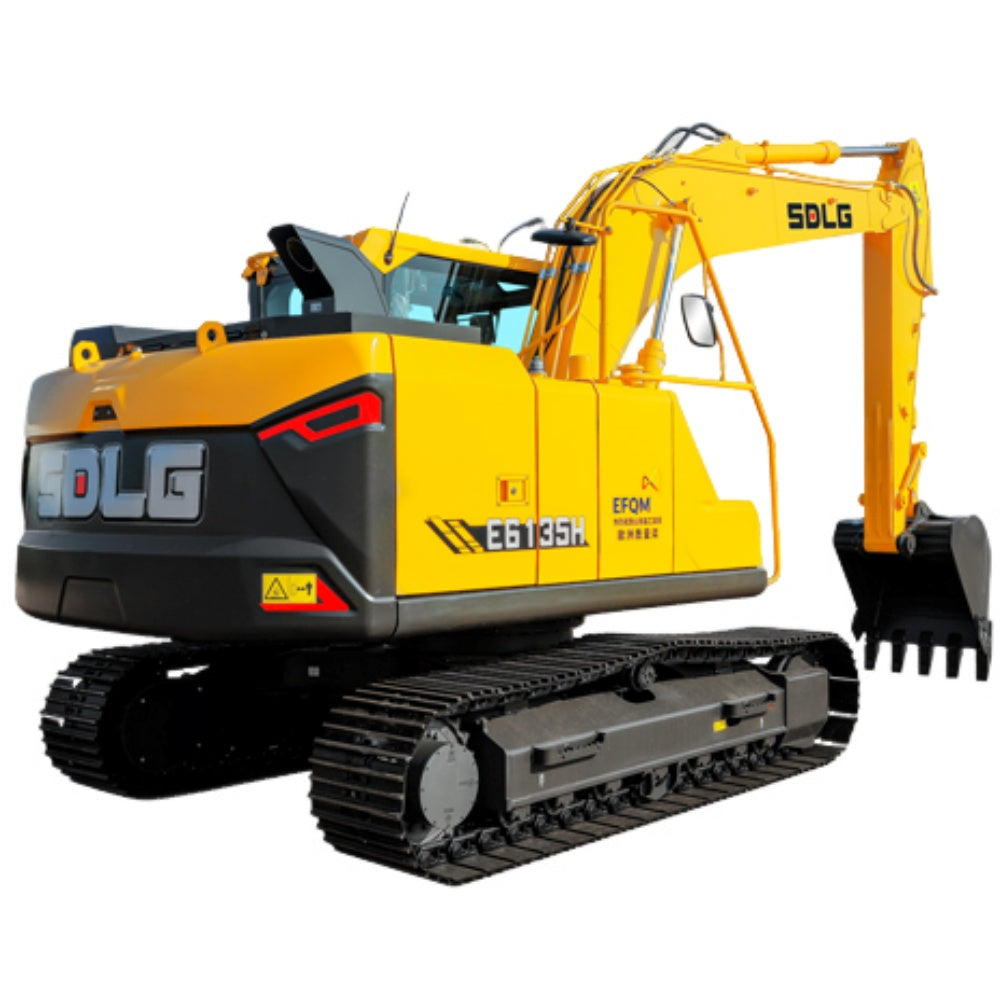 New Sdlg E6135H Excavator for Sale rear side view