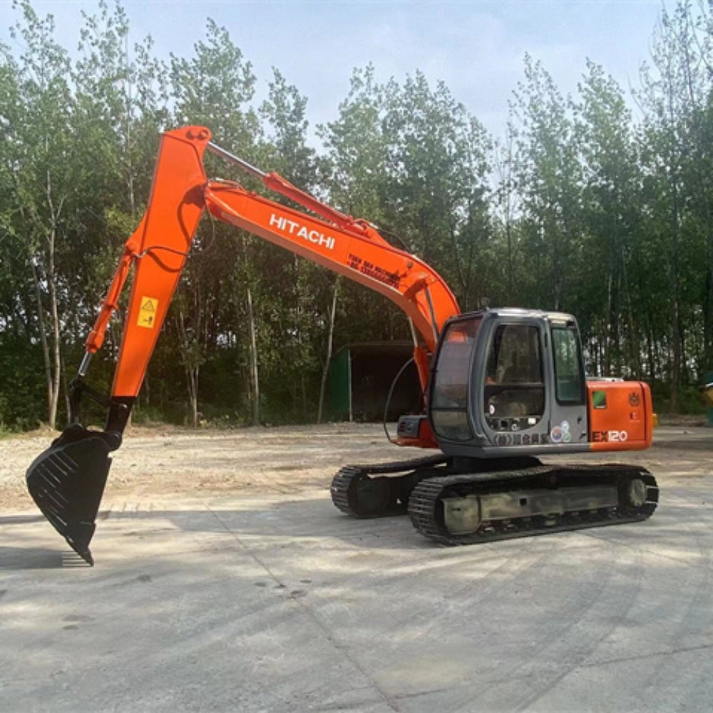 Used Hitachi EX120-5 Excavator for Sale side view