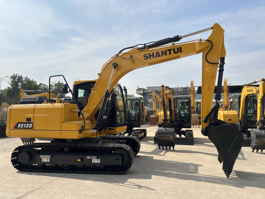 New Shantui SE130 Excavator for Sale - Alternative Stock rear side view