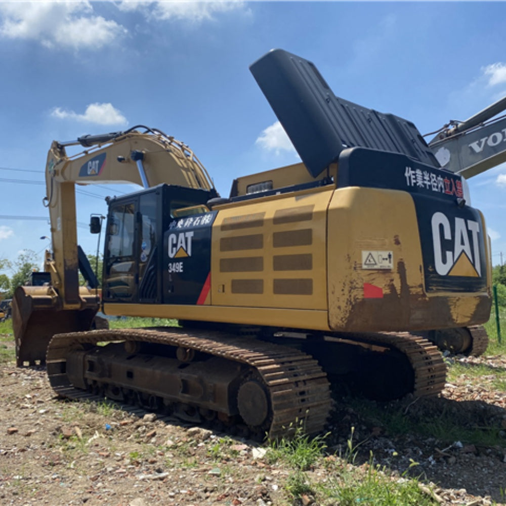 Used Caterpillar 349E Excavator for Sale side view