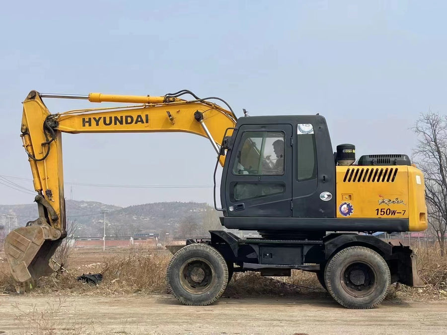 Excavadora de ruedas HYUNDAI R150W usada en venta | Precio HYUNDAI R150W foto de detalle 4