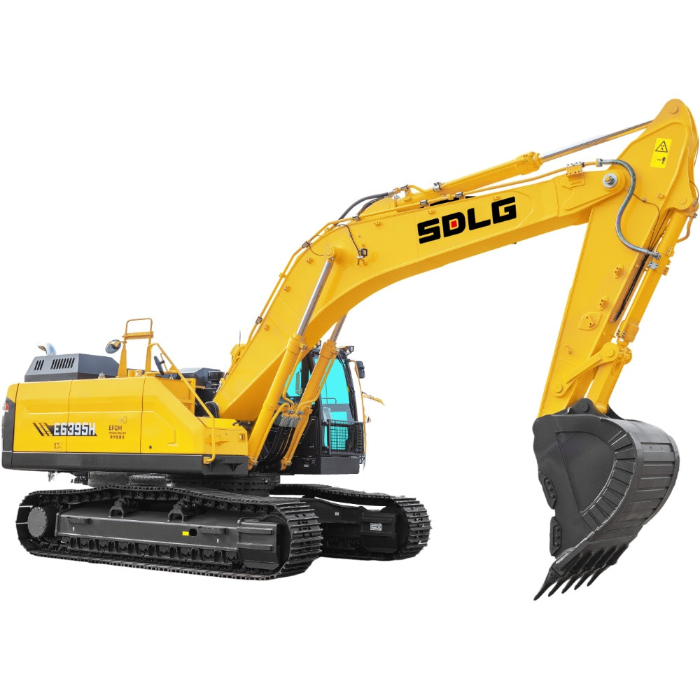 New Sdlg E6395H Excavator for Sale rear side view