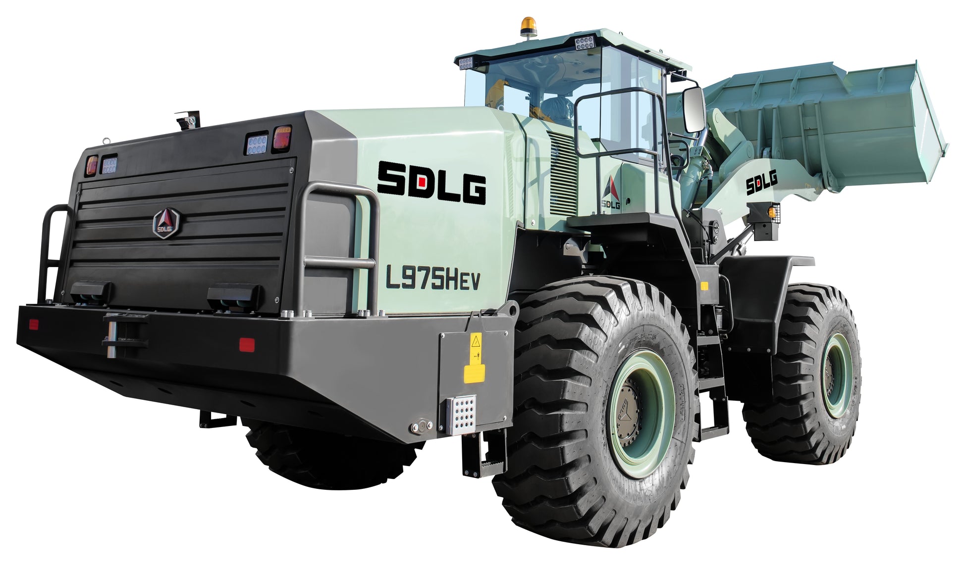 New Sdlg L975HEV Wheel Loader for Sale rear side view