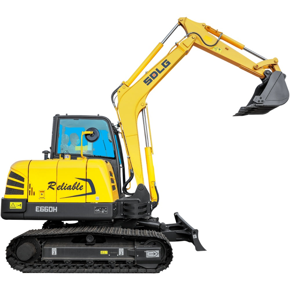 New Sdlg E660H Excavator for Sale front view