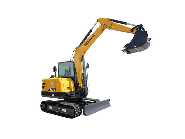 New Shantui SE60 Excavator for Sale - Alternative Stock rear side view