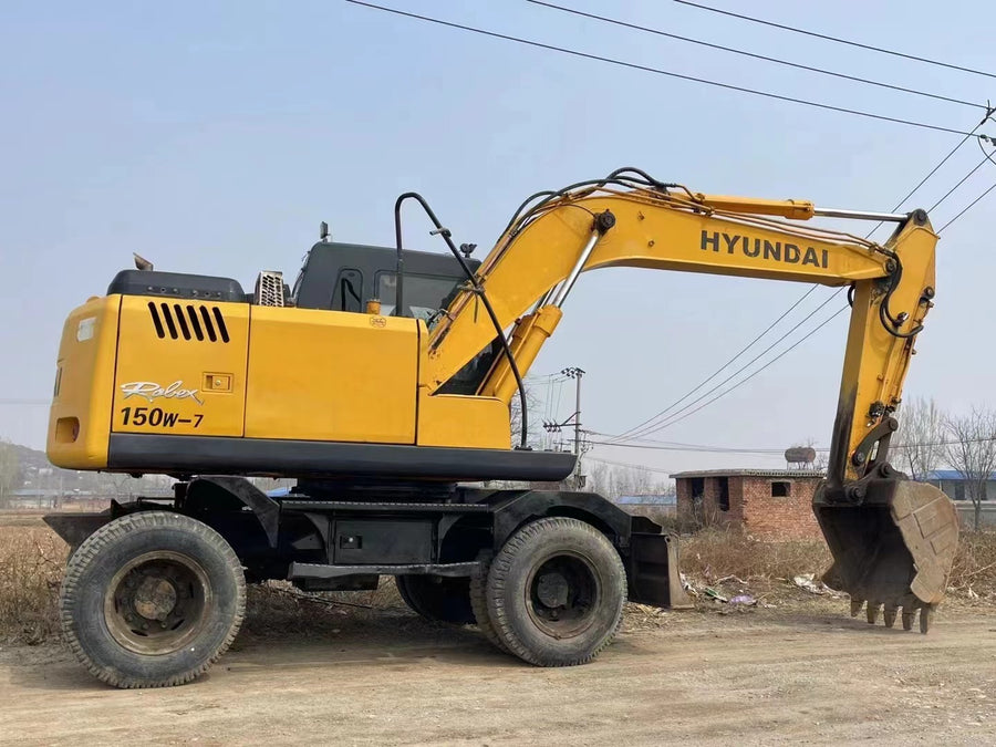 Excavadora de ruedas HYUNDAI R150W usada en venta | Precio HYUNDAI R150W foto de detalle 5