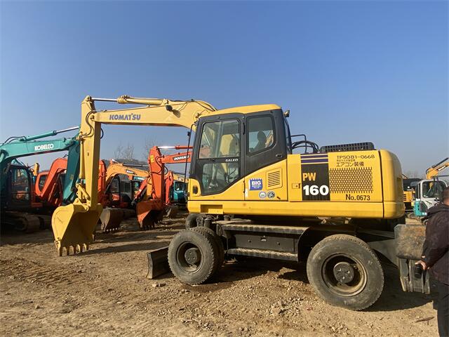 Used Komatsu PW160 Wheel Excavator for Sale | Komatsu PW160 Price detail photo 6