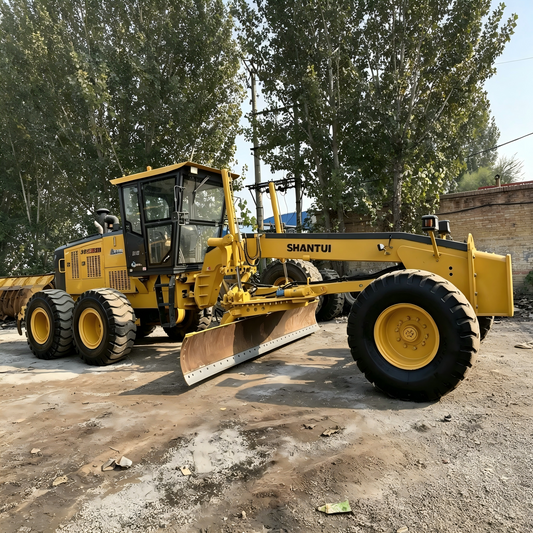 Used Shantui SG24-3 Motor Grader for Sale side view