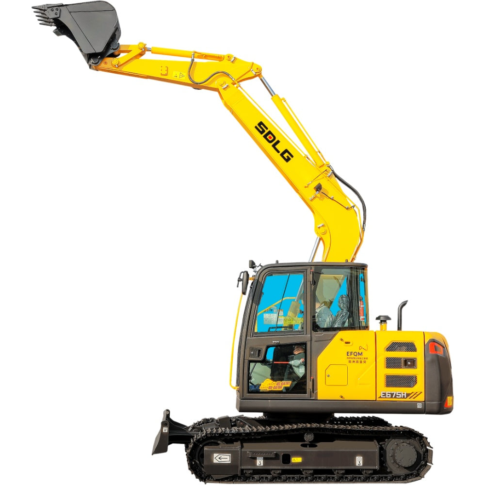 New Sdlg E675H Excavator for Sale rear side view