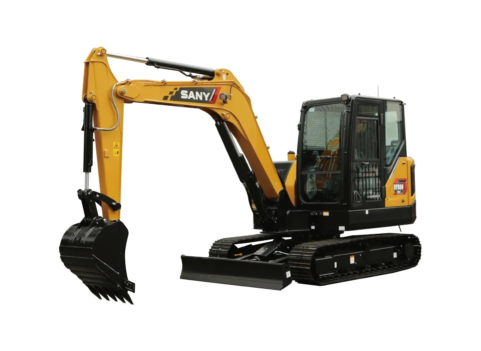 New Sany SY55U Excavator for Sale front view