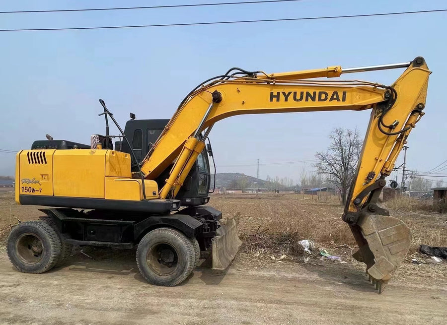 Excavadora de ruedas HYUNDAI R150W usada en venta | Precio HYUNDAI R150W foto de detalle 6