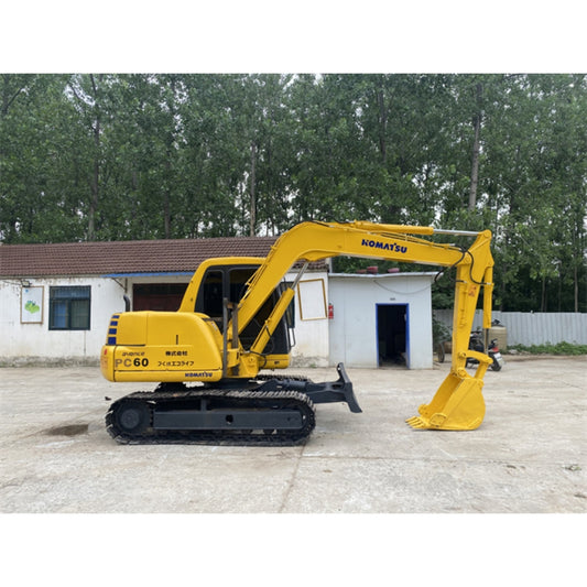 Used Komatsu PC60-7 Excavator for Sale rear side view