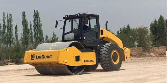 New Liugong 6114EG4 Road Roller for Sale rear side view