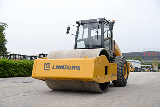New Liugong 6622EG4 SINGLE-DRIVE Road Roller for Sale rear side view