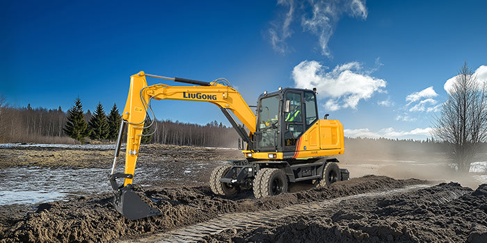 New Liugong 9085FWPRO Excavator for Sale rear side view