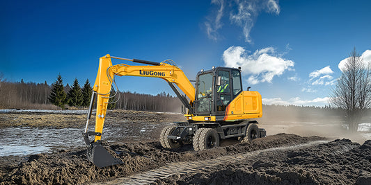 New Liugong 9085FWPRO Excavator for Sale rear side view