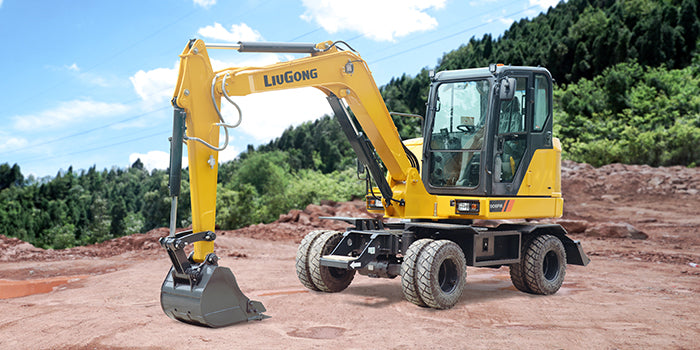 New Liugong 906FWMAX Excavator for Sale rear side view